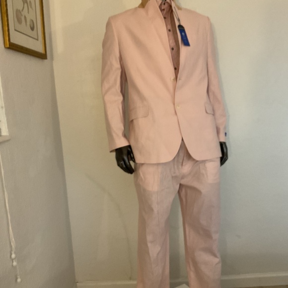 New Nautica Soft Pink men’s suit - Picture 1 of 16